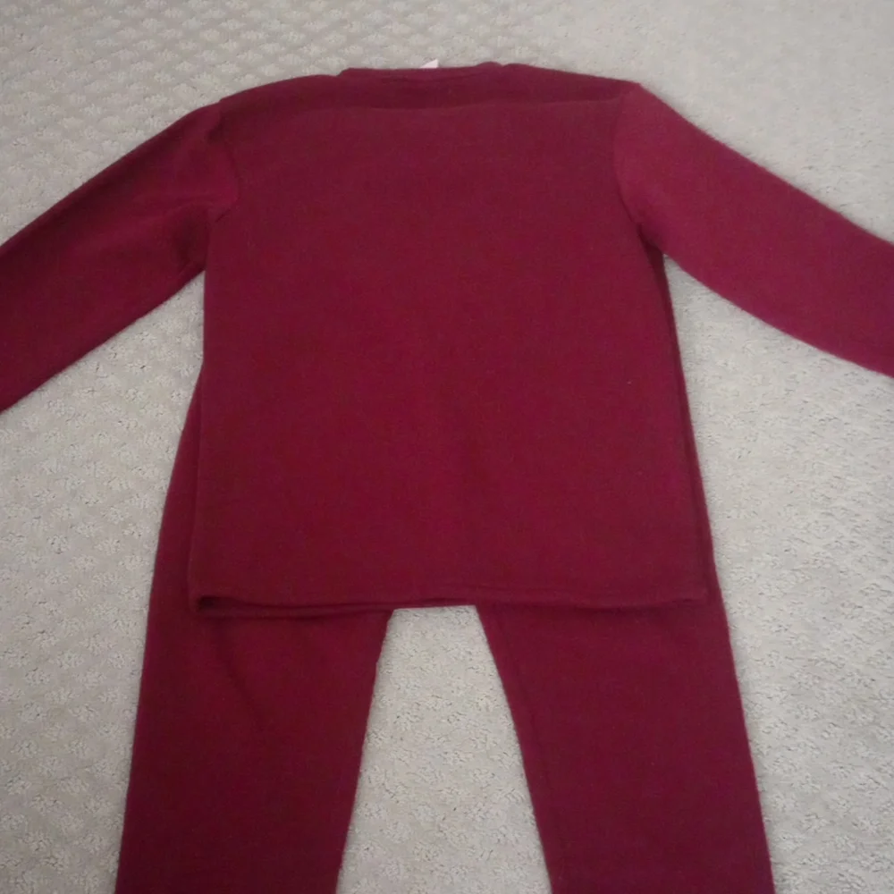 Girl Burgundy Fleece 🦄 Set